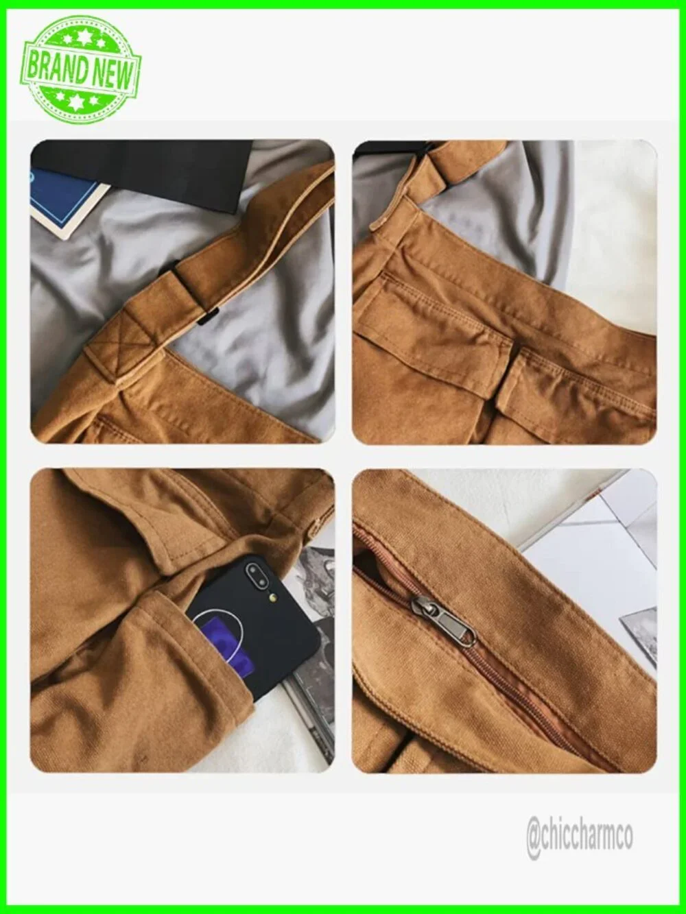 Large Canvas Hobo Crossbody Tote Bag with Adjustable Strap